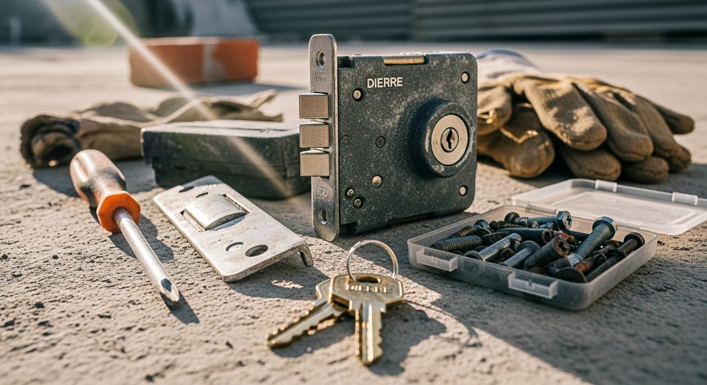 Instalación bombín MUL-T-LOCK en Timón